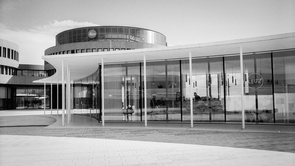   The Café Leitz. Leica M6 TTL with 35mm Summilux, Kodak Tri-X 400, orange filter  